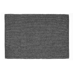 MAISON CONCEPTS Chambray Ribbed Placemat (Black) - Set Of 12