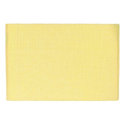 MAISON CONCEPTS Chambray Ribbed Placemat (Yellow) - Set Of 12