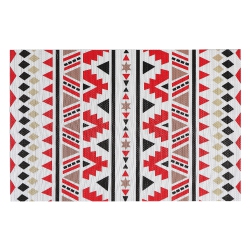 MAISON CONCEPTS Vinyl Placemat (Bohemian) (Red) - Set Of 12