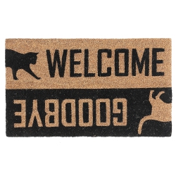 MAISON CONCEPTS Coir Door Mat (Cat - Welcome/goodbye)