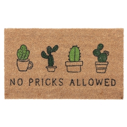 MAISON CONCEPTS Coir Door Mat (No Pricks Allowed)