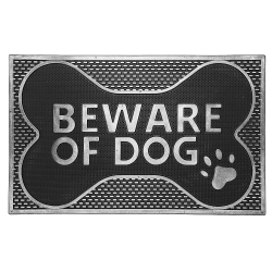 MAISON CONCEPTS Rubber Mat (Beware Of Dog)