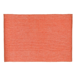 MAISON CONCEPTS Chambray Ribbed Placemat (Orange) - Set Of 12