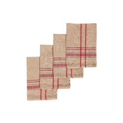 MAISON CONCEPTS French Border Napkin (Set Of 4) (Taupe)