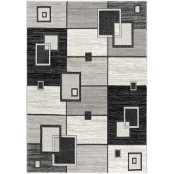 RUG BRANCH Modern Geometric Checkered Indoor Rug
