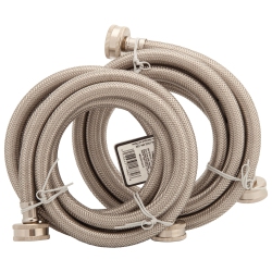 PARTSMASTER - Pmwss-6 2 Pack Stainless Steel Fill Hose Kits