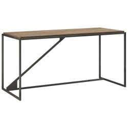 BUSH Furniture Refinery 62W Industrial Desk In Rustic In Gray