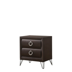 ACME FURNITURE Acme Tablita Nightstand In Dark Merlot