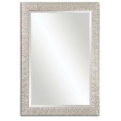 BEAUMONT LANE Antiqued Mirror In Silver