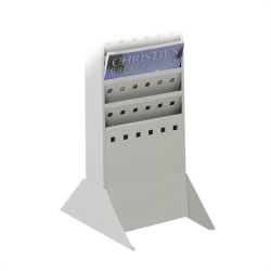 PEMBERLY ROW Steel Magazine Rack Base In In Gray
