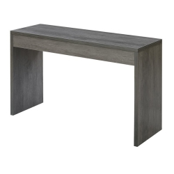 CONVENIENCE CONCEPTS Northfield Hall Console Table In Weathered Wood Finish In Gray