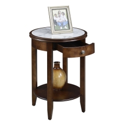 PEMBERLY ROW End Table In Espresso Wood Finish