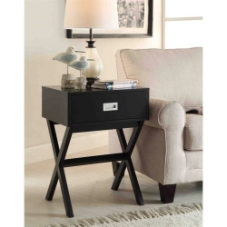 PEMBERLY ROW End Table In Wood Finish In Black