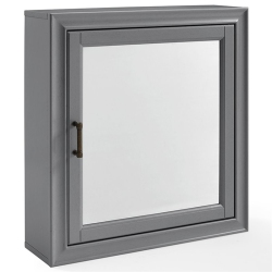 CROSLEY FURNITURE Tara Mirror Medicine Cabinet In Vintage In Gray