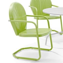 CROSLEY FURNITURE Griffith Metal Patio Chair In Key In Lime