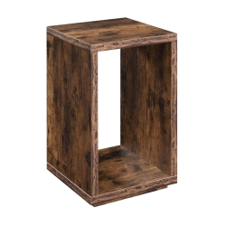 CONVENIENCE CONCEPTS Northfield Admiral End Table With Shelf In Nutmeg Wood