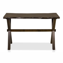 FURNITURE OF AMERICA Bradden Transitional Solid Wood Console Table In Walnut