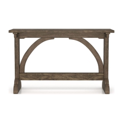 FURNITURE OF AMERICA Linx Rustic Wood Console Table In Reclaimed Oak