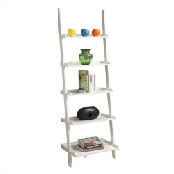 SCRANTON & CO Bookshelf Ladder - In White