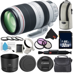CANON Ef 100-400MM F/4.5-5.6L Is Ii Usm Lens International Version Professional Bundle