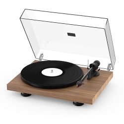 PRO-JECT Debut Carbon Evo Turntable With Ortofon 2M Cartridge -Walnut In Red