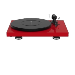 PRO-JECT Debut Carbon Evo Turntable With Ortofon 2M Cartridge -Hg In Red