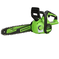GREENWORKS 24V 12-Inch Brushless Chainsaw, Tool Only