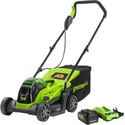 GREENWORKS 24V 4.0Ah 13" Brushless Mower, 4.0Ah Battery And Charger Included