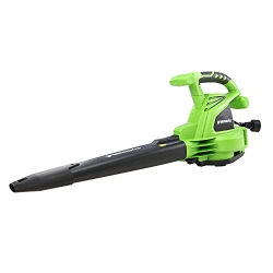 GREENWORKS 12Amp 235 Mph - 380 Cfm Corded Blower/vacuum With Metal Impeller