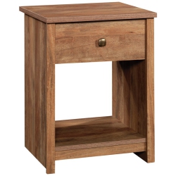 PEMBERLY ROW 1 Drawer Wooden Nightstand In Sindoori In Mango