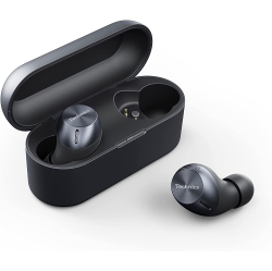 TECHNICS True Wireless Earbuds With 4 Silicone Earpiece Sizes, Earpieces Set: Xs, S, M, L In Black