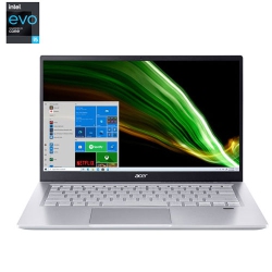 ACER Refurbished (Good) - Swift 14" Laptop - (Intel Evo Core I5-1135G7/512GB SSD/8GB Ram/windows 11) In Silver