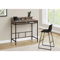 MONARCH SPECIALTIES I 7702 Computer Desk 48"l Dark Taupe Standing Height In Black