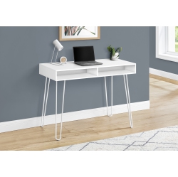 MONARCH SPECIALTIES I 7770 Computer Desk 40"l Metal In White