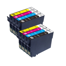 MAX SAVING - 8 Pack (2 Set) Replacement T125 Ink Cartridges (2Bk/2M/2C/2Y) T125 for Epson T125Xl