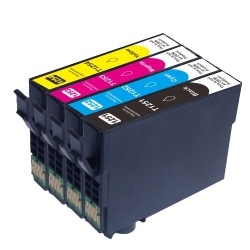 MAX SAVING - 4 Pack Ink Cartridges (Bk/m/c/y) Replacement T125 for Epson T125Xl
