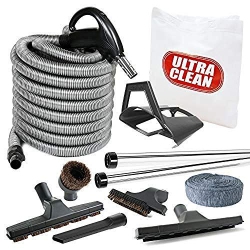 ULTRA CLEAN Deluxe Bare Floor And Carpet 30 Foot Hose And Accessories Central Vacuum Kit