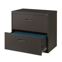 PEMBERLY ROW 30" Wide 2 Drawer Lateral File Cabinet In In Charcoal