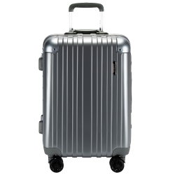 HOLDALL Thalia Collection Aluminum Frame Cabin Luggage, Cool In Grey
