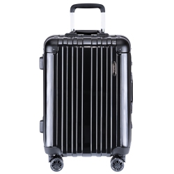 HOLDALL Thalia Collection Aluminum Frame Cabin Luggage, Midnight In Black