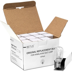 ALBERTATECH [Original Replacement] Long Lasting 25 Watt Dimmable E12 Socket Incandescent Candelabra Salt Lamp Bulb - Value