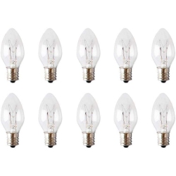ALBERTATECH 15We12 15 Watt Light Bulbs Compatible With Scentsy - Plug In Nightlight Warmer Wax Diffuser C7 Replacement Bulbs 15W