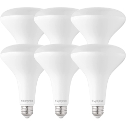 ALBERTATECH 17W (100W) 1450 Lumens 2700K Dimmable Led Light Bulb-6 Pack, Br40, Warm In White