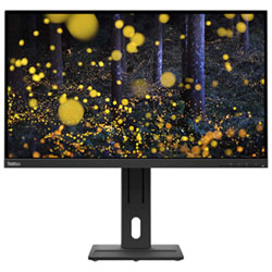 Lenovo ThinkVision 27" QHD 75Hz 4ms GTG IPS LED Monitor (62D0GAR1US) - Raven Black