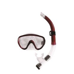 POOL CENTRAL 14+ Years - Scuba Mask And Snorkel Pool Set In Red