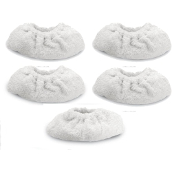 DBTECH Db-Tech 5-Pack Washable & Reusable Replacements Cloths for Db-8561 Steam Cleaner - Also Fits Similar Handheld Steam Cleaners