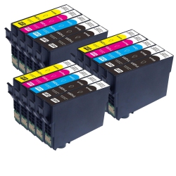MAX SAVING - 15 Pack Ink Cartridges (6Bk/3M/3C/3Y) Compatible With T125 for Epson T125Xl, T125