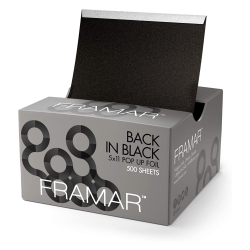 FRAMAR 5 X 11 Pop Up Hair Foil 500 Sheets In Black