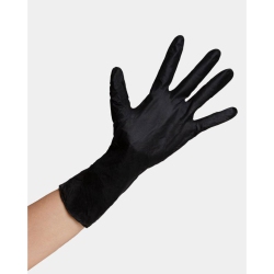 FRAMAR Colour Me Fab Reusable Latex Gloves Xs 10/box In Black