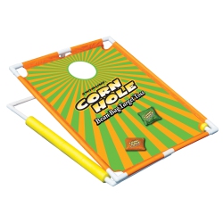 SWIM CENTRAL 36" And Green Floating Bean Bag Target Toss Swimming Pool Game In Orange